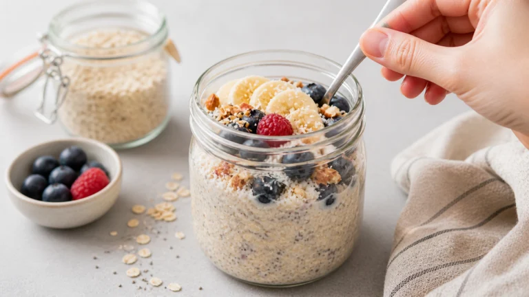 Overnight Oats: Das perfekte Prep-Fruehstueck (5 Min. abends)