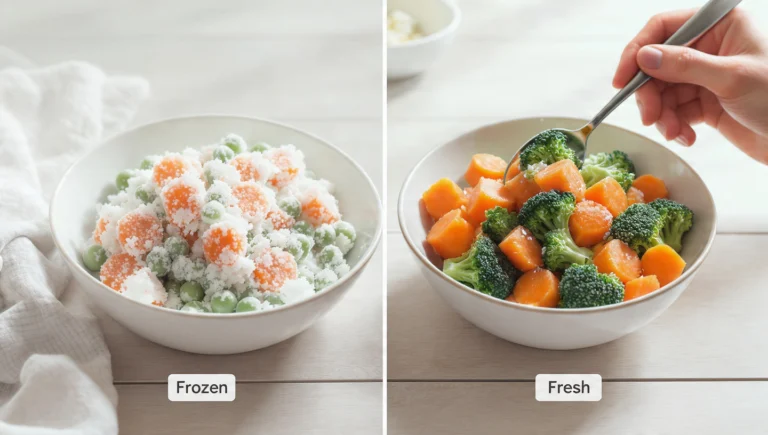 Tiefkühlgemüse vs. frisch: Was ist wirklich gesünder? (Ernährungsberaterin erklärt)