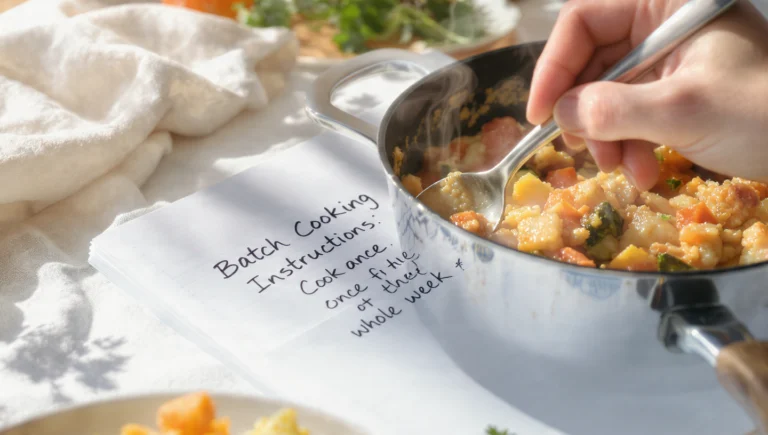 Batch Cooking Anleitung: Einmal kochen fuer die ganze Woche