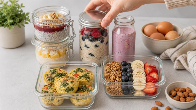 Frühstück vorbereiten fuer die Woche: 5 Ideen fuers Batch-Cooking